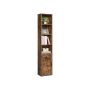 VASAGLE Custos bookshelf, 6-tier, with doors, 24 × 175 × 31.8 cm