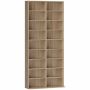 Freestanding shelf, 18 compartments and 14 adjustable shelves, 78.5 × 175 × 24 cm