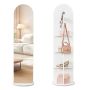 Lustro stojące SONGMICS LFM036W01, 360°, białe, Ø 45 × 163 cm