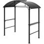Altana grillowa Outsunny 233x110x235cm, ciemnoszara/czarna