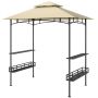 Altana grillowa Outsunny 240x150x257cm, beżowo-czarna