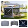 Namiot-altana VEVOR FY12X12Smoky Gray-6, 6 ścian, szary, 3,6 × 3,6 × 2,2 m