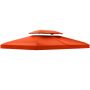 Dach altany Outsunny 400x300cm., kolor czerwony