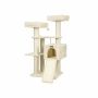 Cat scratching post 125 cm high, beige