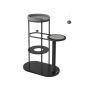 Drapak dla kota 80x43x111cm, czarno-szary