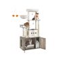 Cat scratching post 80x49x170cm., white/light brown