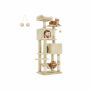 Cat scratching post 49x40x155cm., beige