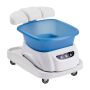 Pedicure set Azzurro, With adjustable trolley, White