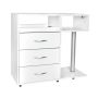 Pedicure table ACTIVESHOP, with UV-C sterilizer drawer, White