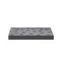 Dog bed 105x73x10cm., dark gray/gray color