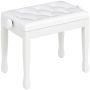 Piano stool, height adjustable, 64 × 35 × 45–55 cm