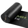 Tkanina przeciwchwastowa VEVOR 3*100FT168, czarna, 0,9 × 30,5 m