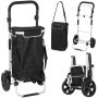 Shopping trolley Aosom, 3 in 1, 40 l, 45.5 × 97 × 35.5 cm