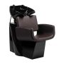 Hair washing station Gabbiano Mataro, Black/brown
