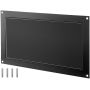 Odpowietrznik przeciwpowodziowy VEVOR FHTFKSX-16''x8'', ścienny, czarny, 465 × 260 × 22 mm