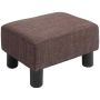 Puf Homcom 40x30x24cm., brązowy/czarny