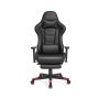 Fotel gamingowy 70x70x136,5cm, czarno-czerwony