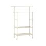 Clothes rack on wheels 40.5x91x158cm., white