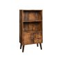 Retro bookcase with doors