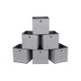 Box set, 6 pieces, dark grey