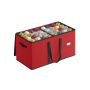 Christmas toy storage box 66x34x34cm., red color