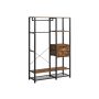 Industrial style clothes rack RGR001B01