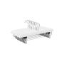 Trouser hanger set, 8 pcs., white