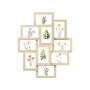 Set of 10 photo frames 60x49.3cm., light brown
