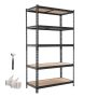 Półki magazynowe VEVOR SFS4020RA, 5 poziomów, 102,5 × 181,3 × 51,7 cm