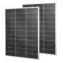Moduły solarne VEVOR S100, 2 szt. po 100 W, 815 × 660 × 30 mm