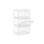 Shoe box set of 3 transparent boxes LSP03CW