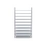 Shoe rack 100 x 29 x 175 cm., gray