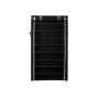 Fabric shoe rack 88 x 28 x 160 cm., black