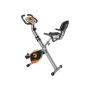 Exercise bike fitness orange gray