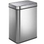 Sensor trash can, 50 l, Silver, 39 × 54 × 27 cm