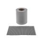 PVC privacy screens 40 m, light grey