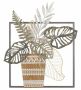 Wall decorative panel Vaso, 54 × 62.9 × 6.4 cm