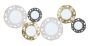 Wall decoration panel GLOTY-B, 104 × 45.5 × 4 cm