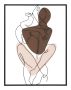 Wall decor plate Couple, 60 × 80 × 1.3 cm
