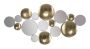 Wall decor panel Gold Mirror Glam, Gold, 118 × 60 × 2.5 cm