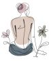 Панель для декора стен Lady W/Flower, 80 × 90 × 1,3 см