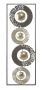Wall decor panel Ring, 31 × 89.5 × 3 cm