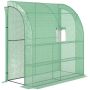 Szklarnia Outsunny 200x100x215cm, kolor zielony