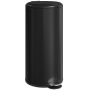 Trash can, 30 l, with pedal, Black, 36 × 63.5 × 30 cm