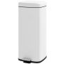 Trash can Homcom 28x35x63.5cm., white