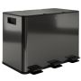 Waste sorting bin, 3 × 15 l, 61.9 × 43.2 × 36.6 cm