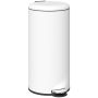 Pedal bin, 30 l, White, 36 × 63.5 × 30 cm