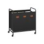 SONGMICS laundry basket, 2 compartments, 69 × 91 × 40 cm