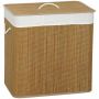 Laundry basket, 144 l, Brown, 60 × 60 × 40 cm
