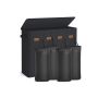 Корзина для белья SONGMICS RLH014B01, 3 отделения, 160 л, 84 × 33 × 75 см